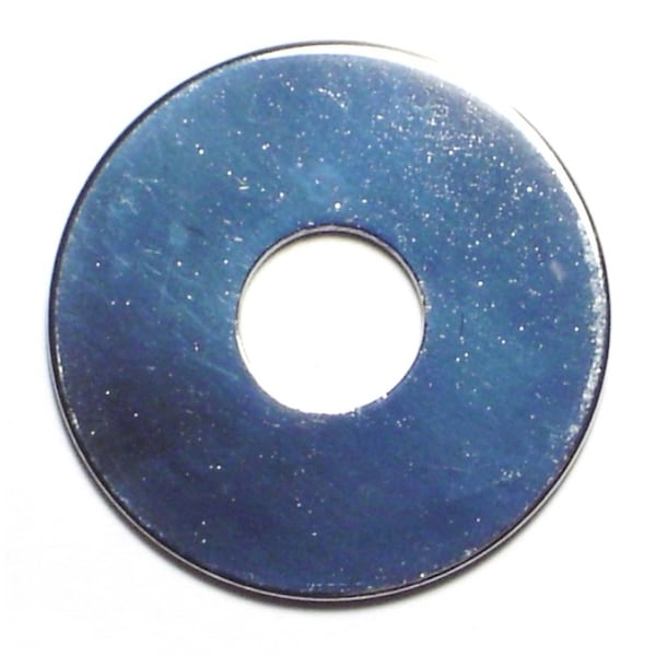 Fender Washer, For Screw Size 3/8" , Steel Chrome Plated Finish, 10 PK